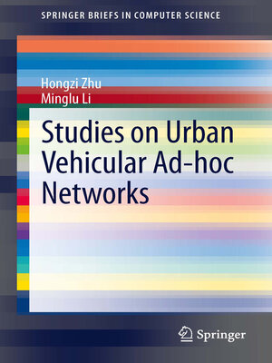 cover image of Studies on Urban Vehicular Ad-hoc Networks